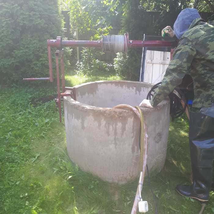 чистка колодцев в Солнечногорском районе
